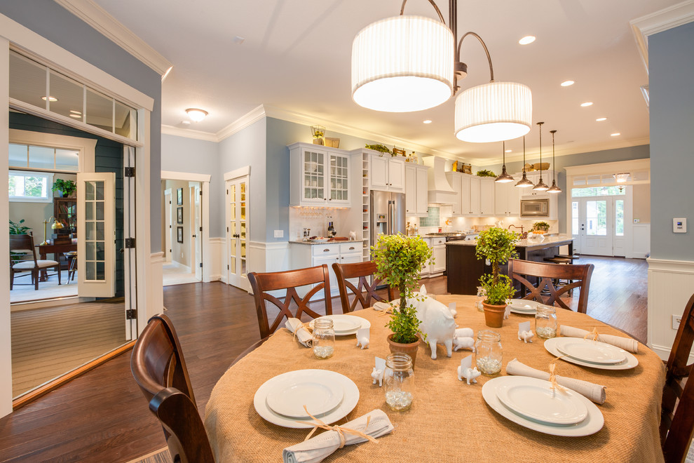 Example of a classic dining room design in Other
