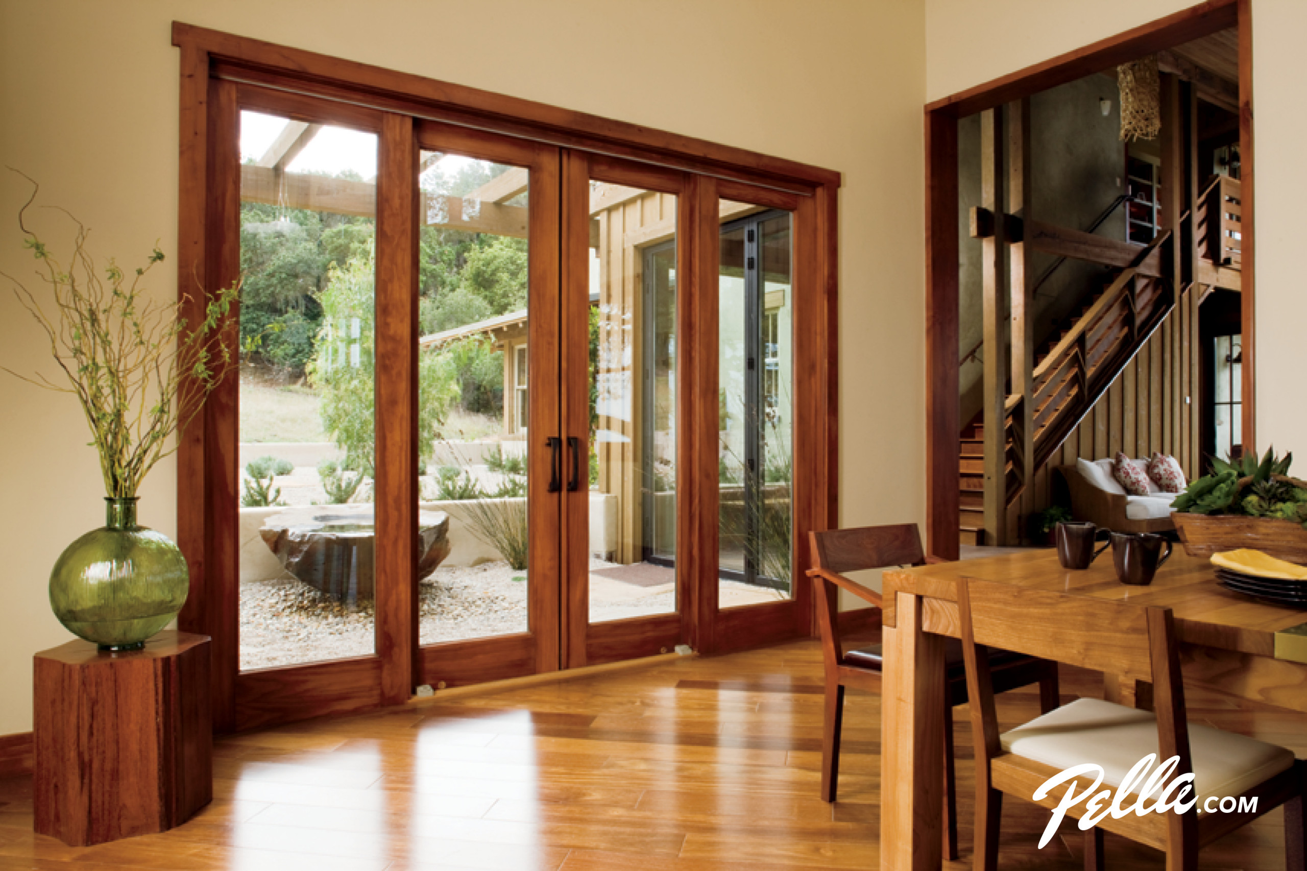 4 panel sliding glass cheap door