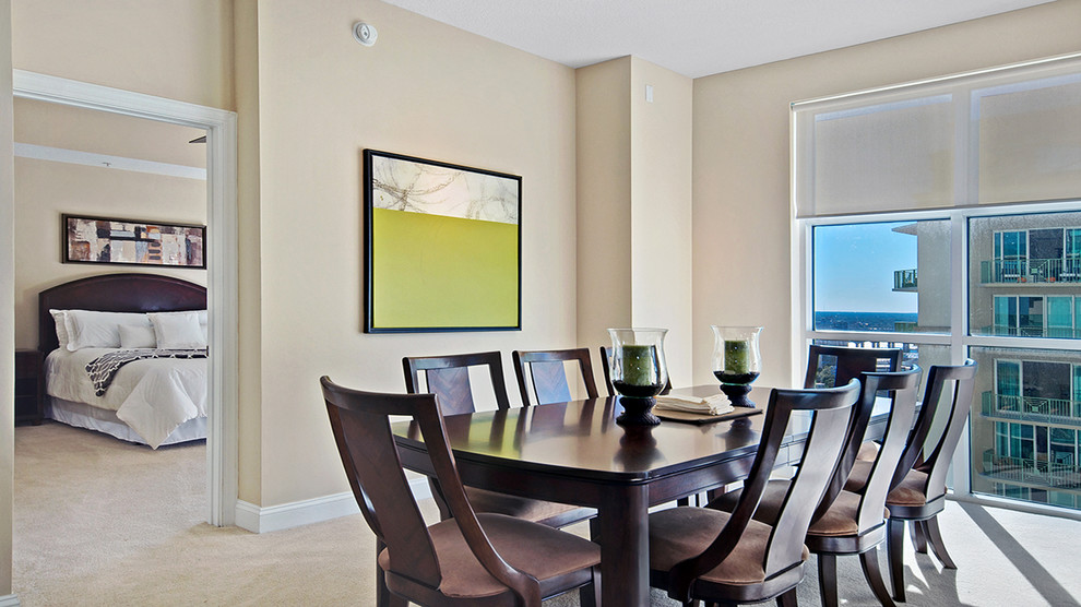 Peninsula Condos Classique Chic Salle à Manger Jacksonville par Donna Mancini Interiors