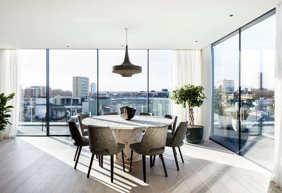 Penthouse - dining area - Contemporary - Dining Room - London - by ...