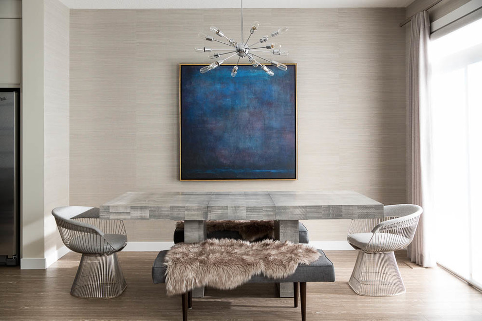 Phillip Jeffries Bermuda Hemp Modern Dining Room Vancouver by