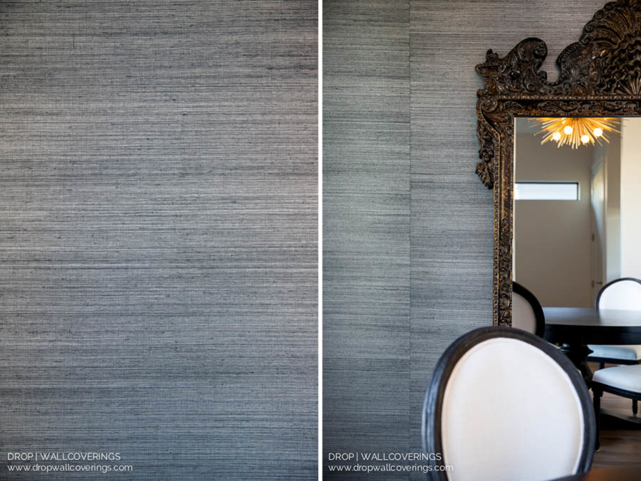 Phillip Jeffries Soho Hemp Modern Dining Room Vancouver by Drop