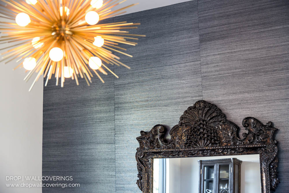 Phillip Jeffries Soho Hemp Modern Dining Room Vancouver by Drop