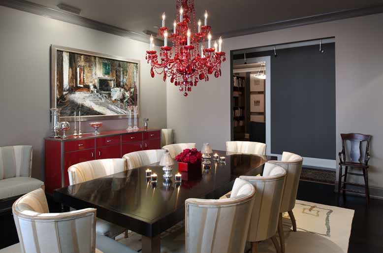 Inspiration for a transitional dining room remodel in Denver