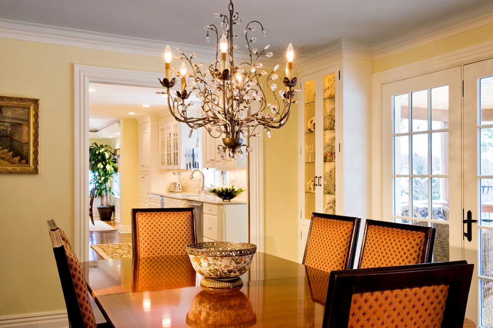 Design ideas for a classic dining room in Other.