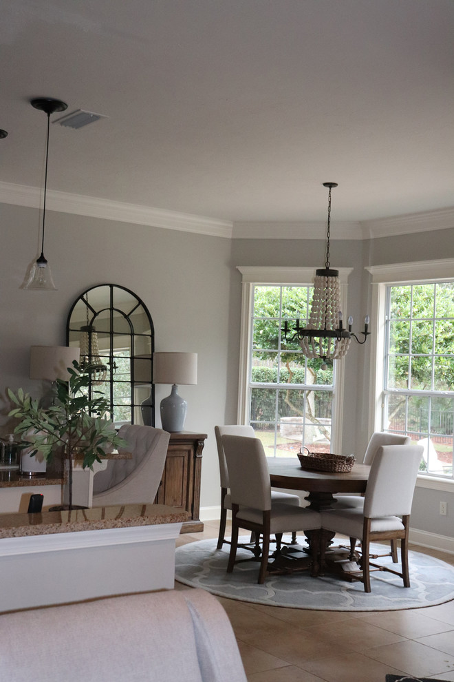 Plantation Transitional Transitional Dining Room Jacksonville