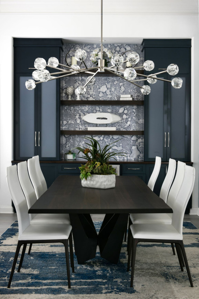 Inspiration for a contemporary dining room in Jacksonville.