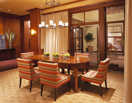 Traditional dining room in San Francisco.