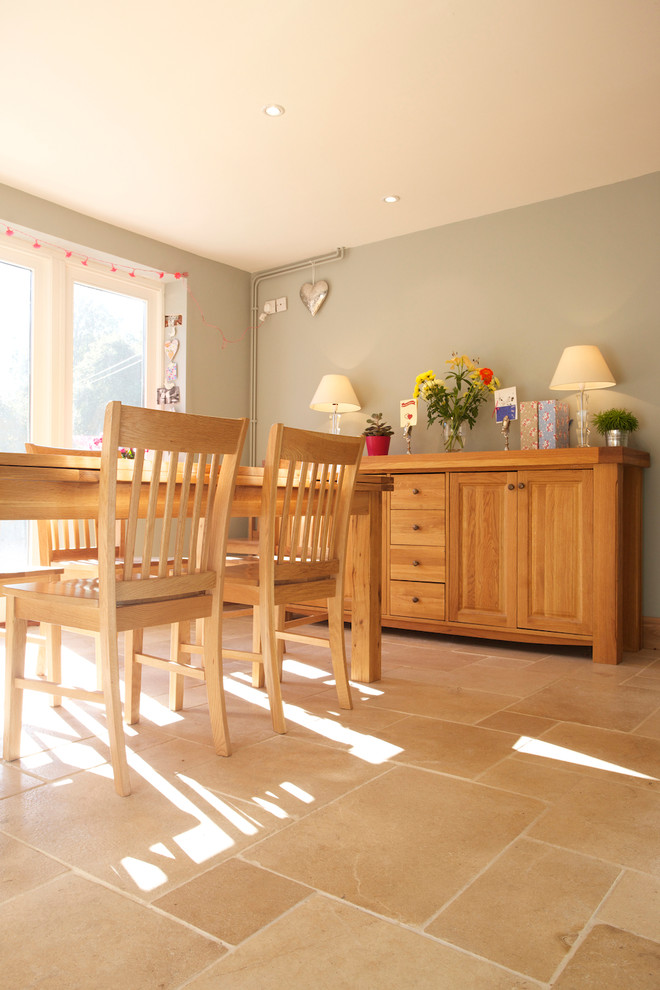 Design ideas for a country dining room in Wiltshire.