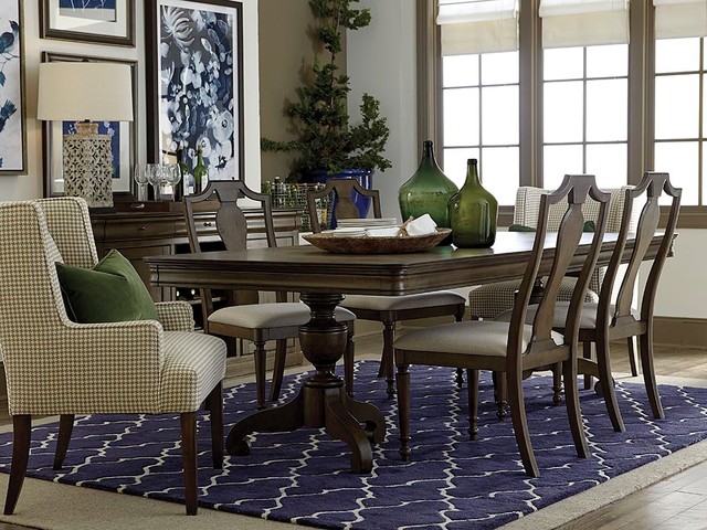 Provence Double Pedestal Dining Room By, Bassett Furniture Dining Room Tables
