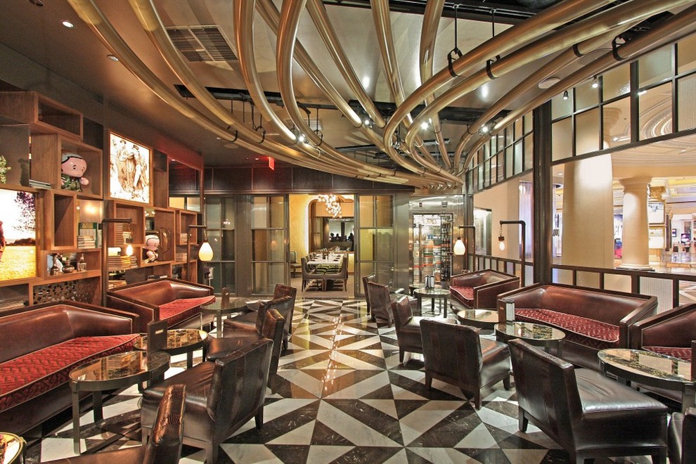 Public House Restaurant in Las Vegas Industrial Dining Room Las