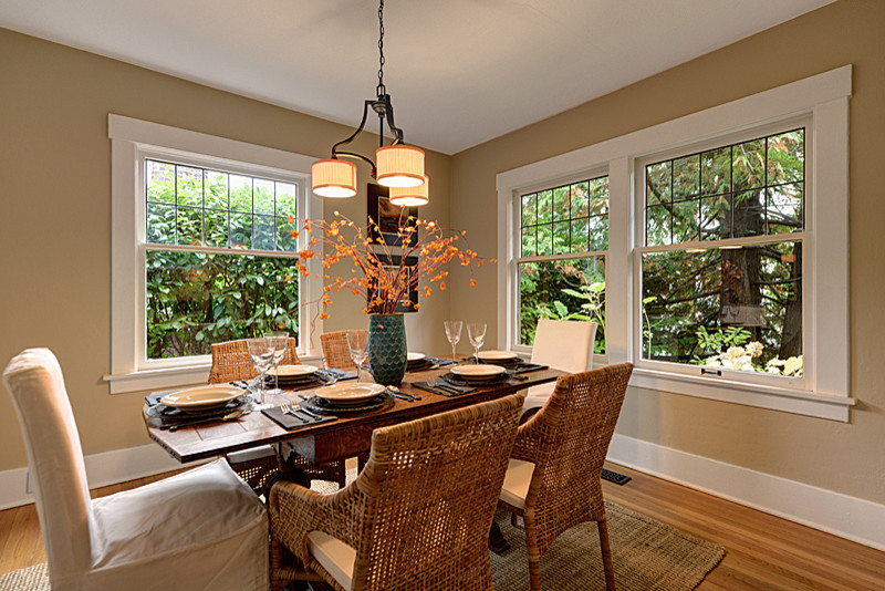 Queen Anne Craftsman Craftsman Dining Room Seattle by Leah