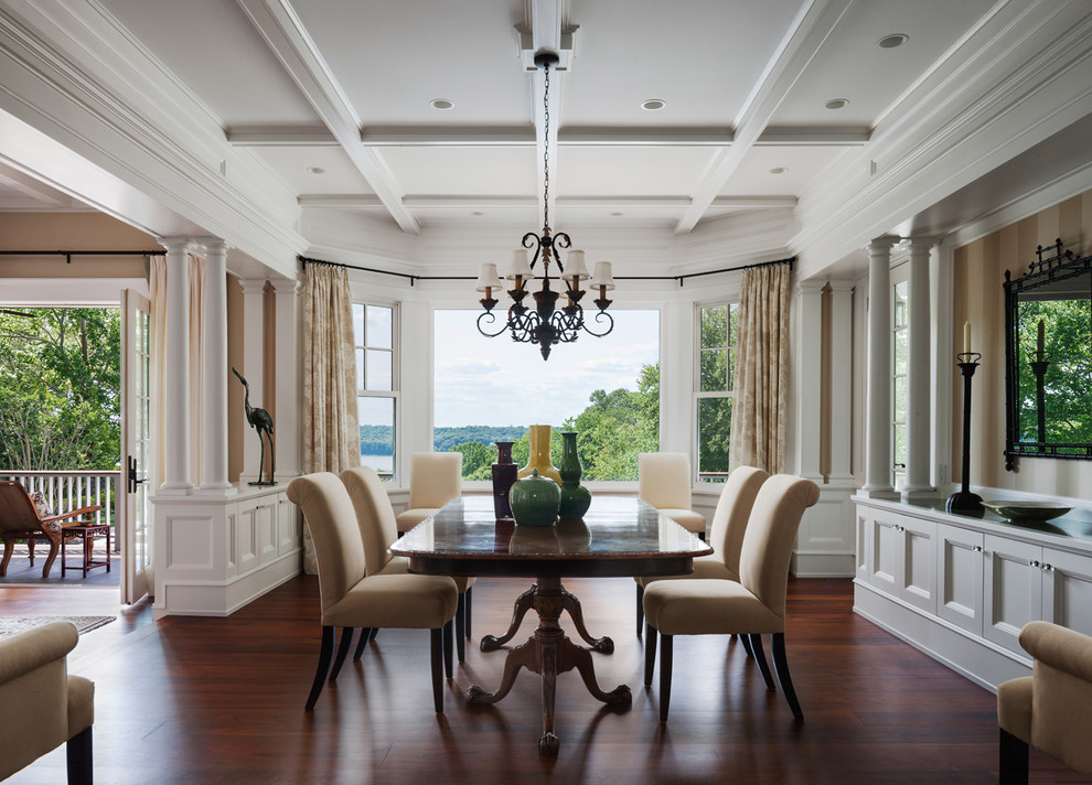 Queen Anne Revival Traditional Dining Room New York by Stokkers