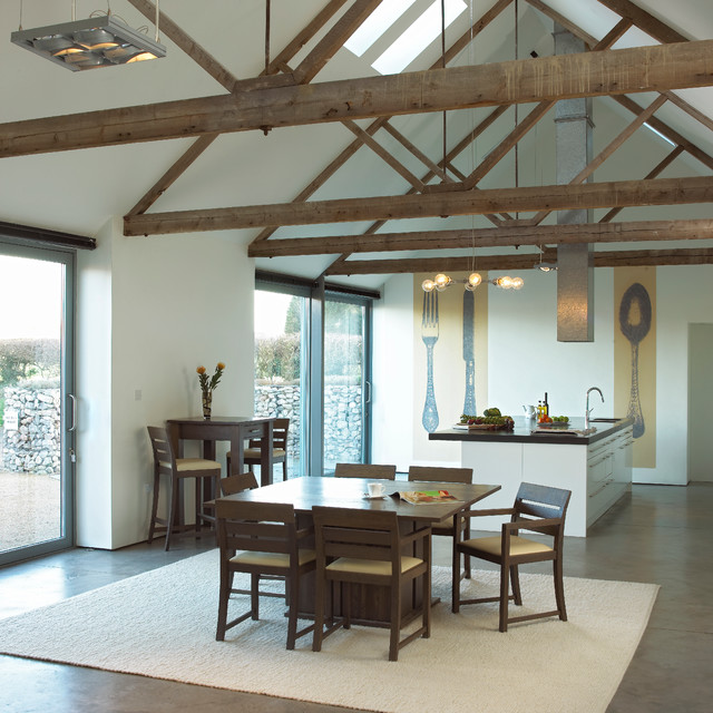 Quercus Solid Oak Dining Modern Esszimmer London von James