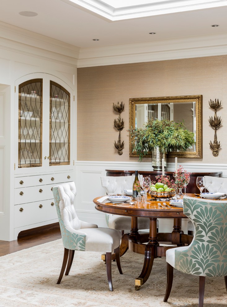 Inspiration for a contemporary dining room remodel in Boston