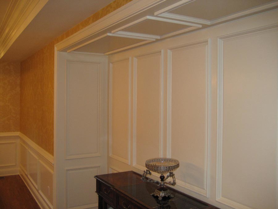 Raised Panel Wainscoting Traditional Dining Room New York by JL
