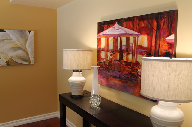 Red Violet Purple And Ochre Yellow Color Scheme Eclectic Dining Room Los Angeles By Madison Modern Home Houzz