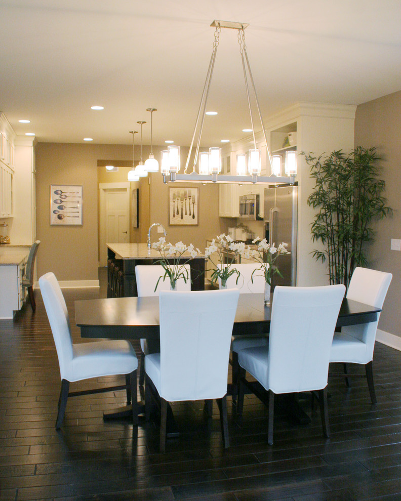 Design ideas for a contemporary dining room in Grand Rapids.