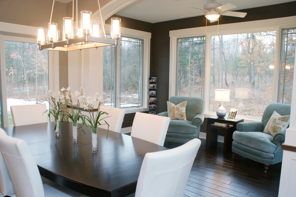 Inspiration for a contemporary dining room in Grand Rapids.