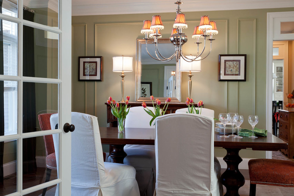 Riverside Traditional Dining Room Boston by EDEN Home Interiors