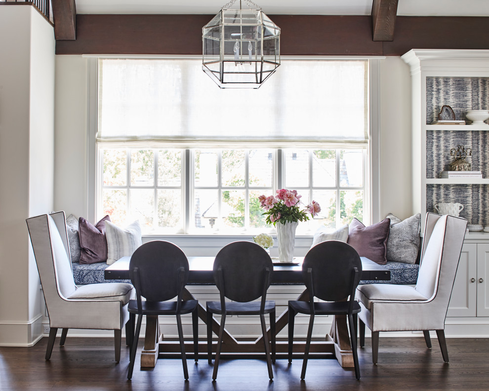 Inspiration for a transitional dining room remodel in Other