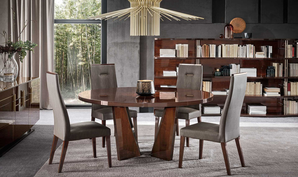 Round Dining Table Bellagio By Alf Italia Modern Dining Room New York By Mig Furniture Design Inc