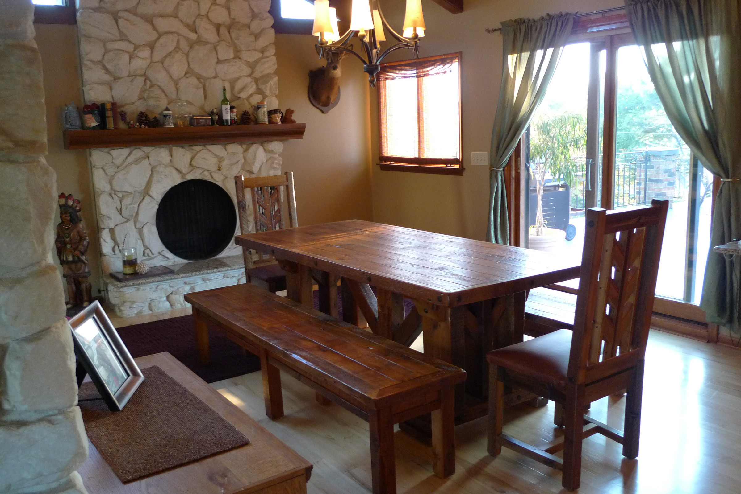 Rustic Farmhouse Dining Table Farmhouse Dining Room Other By Woodland Creek Furniture Houzz