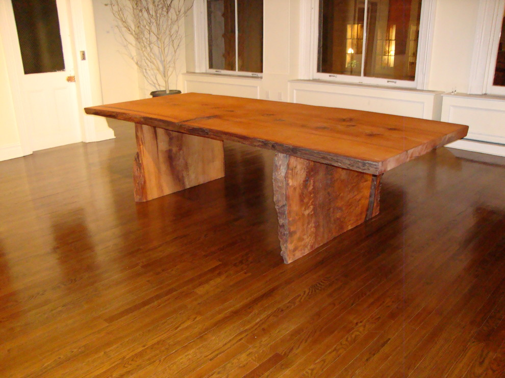 This is an example of a large rustic dining room in Nashville.