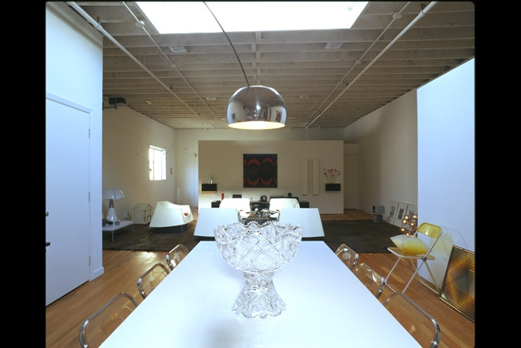 Inspiration for a modern dining room in San Francisco.