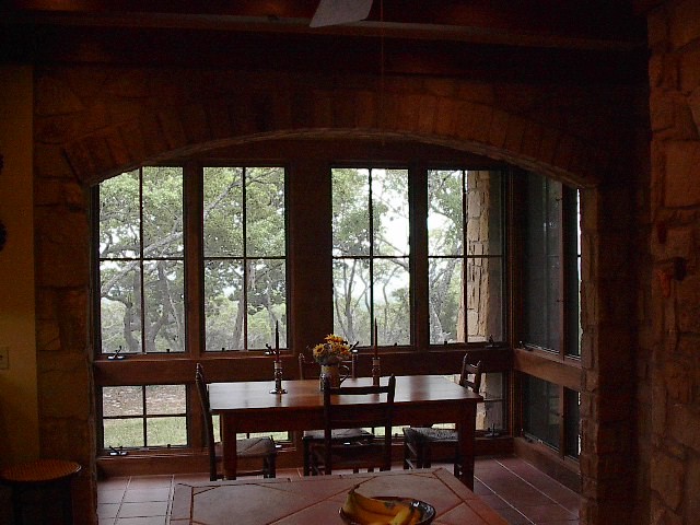 Photo of a classic dining room in Austin.