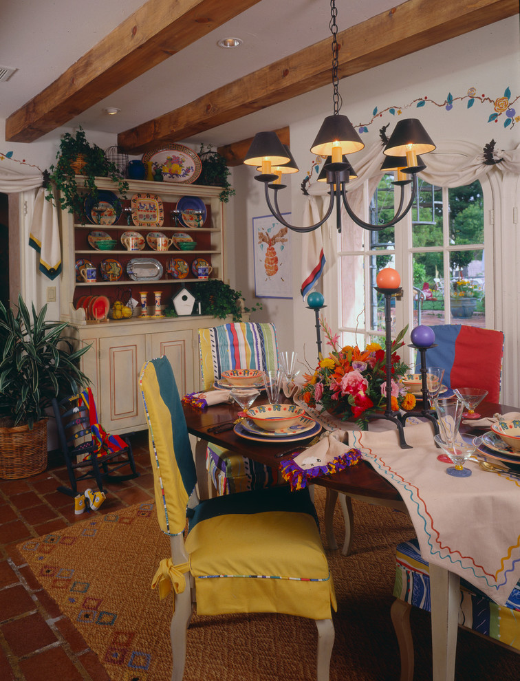 Photo of a mediterranean dining room in San Francisco.