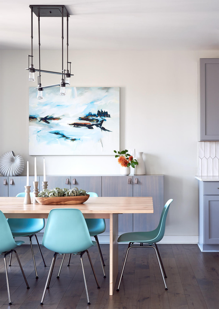 Design ideas for a scandinavian dining room in Portland Maine.