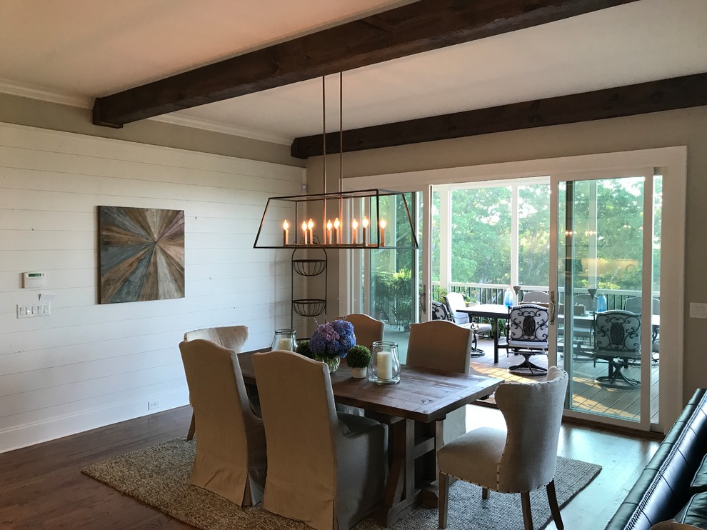 Example of a dining room design in Atlanta