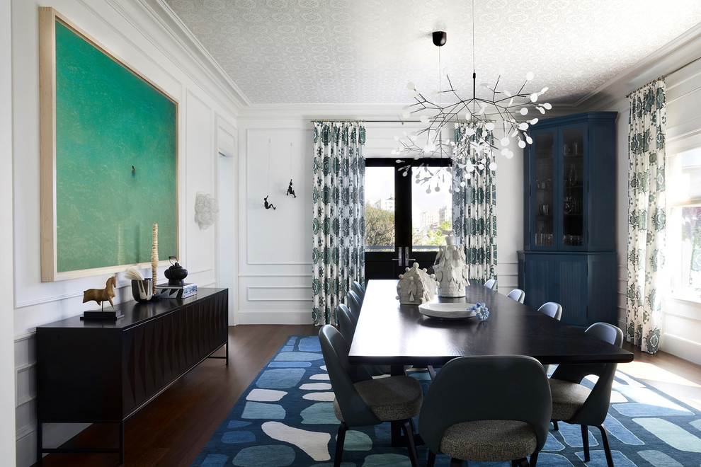 Inspiration for a classic dining room in San Francisco.