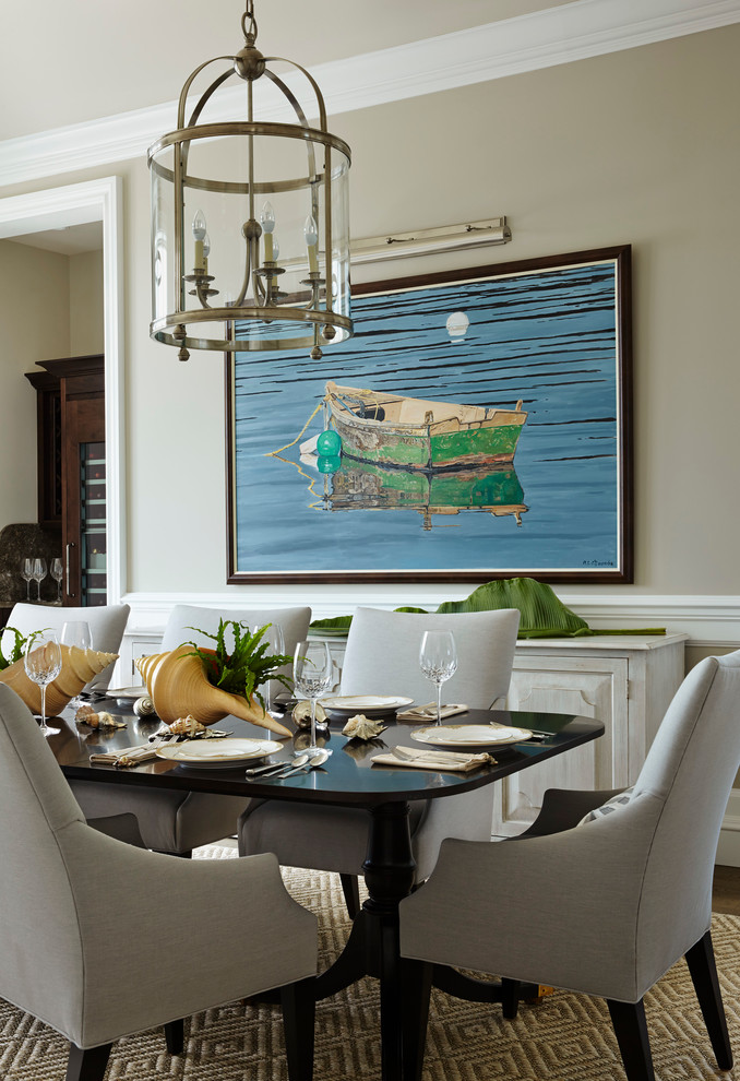 Seaside Style Beach Style Dining Room Miami by Brantley