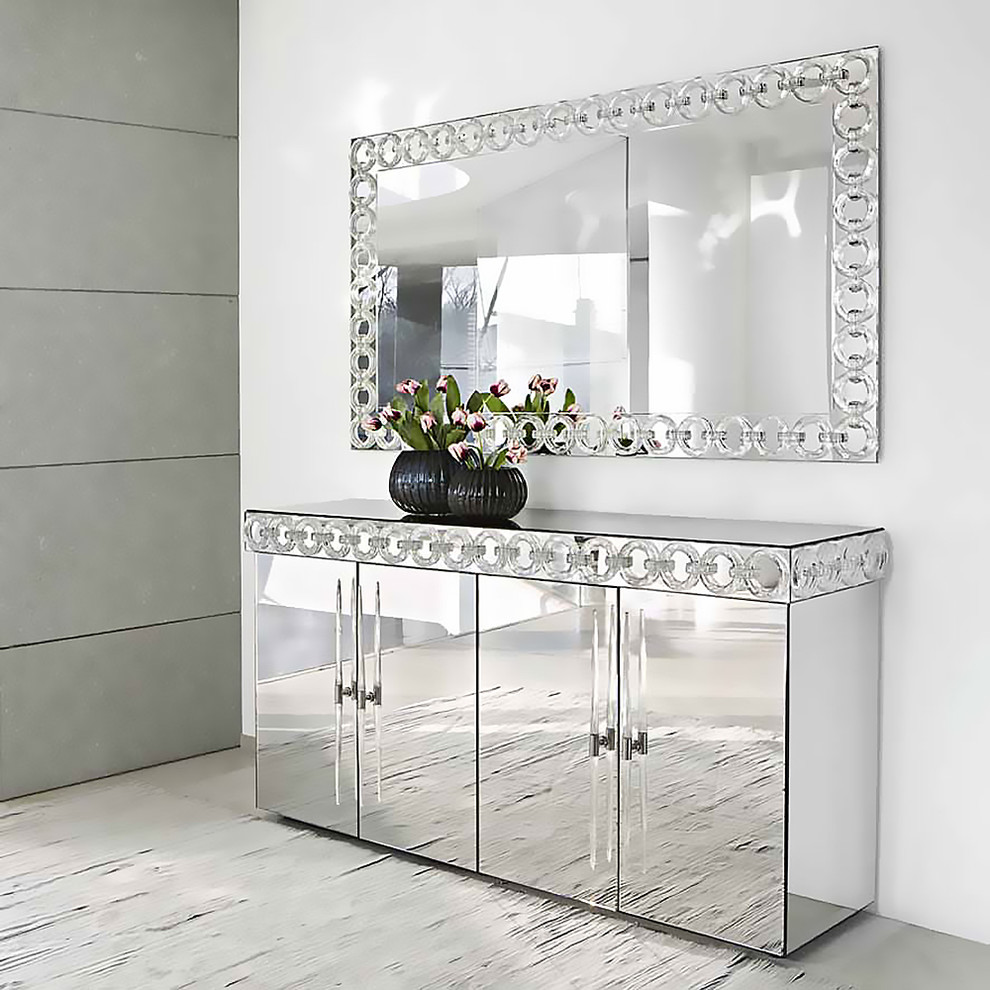 sideboard with mirror