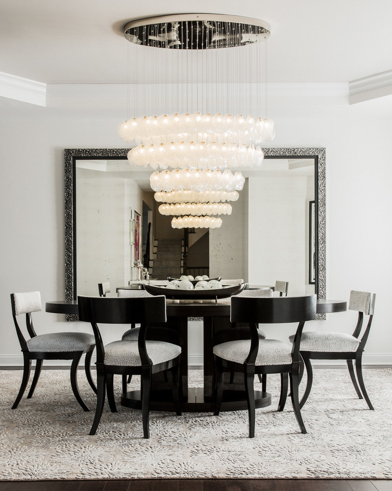 Trendy dining room photo in New York