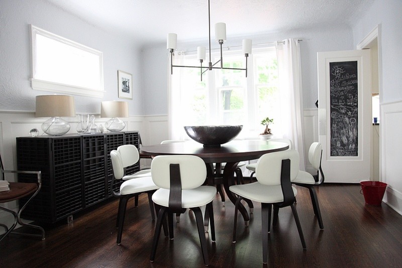 Inspiration for an eclectic dining room remodel in Toronto