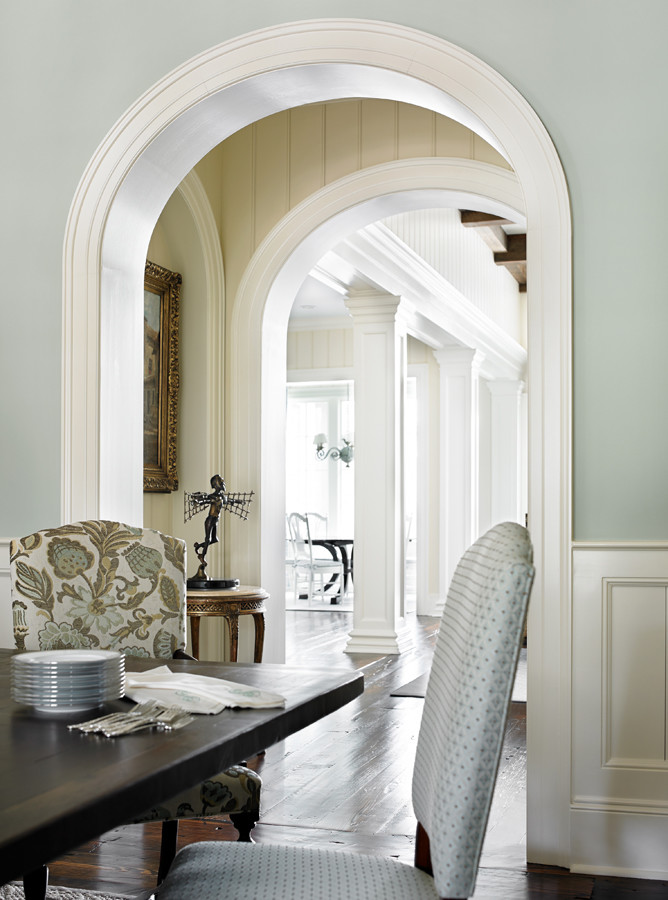 Elegant dining room photo in Atlanta