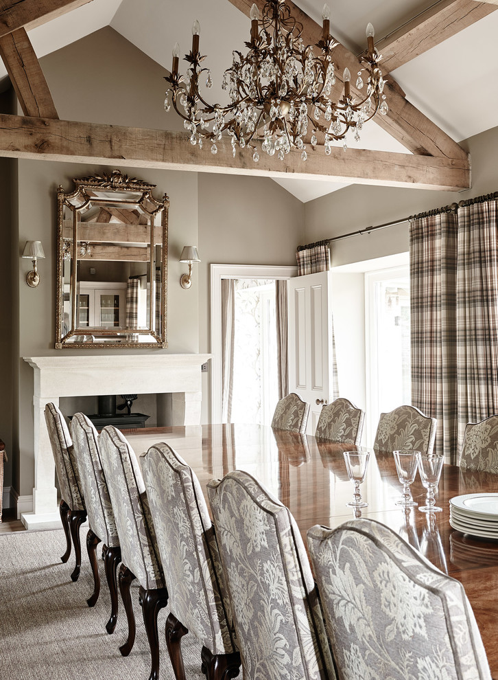 Inspiration for a farmhouse dining room in Gloucestershire.