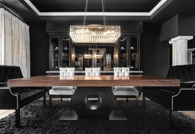 SJC Dramatic Remodel - Contemporary - Dining Room - Orange County - by  Orange Coast Interior Design | Houzz IE
