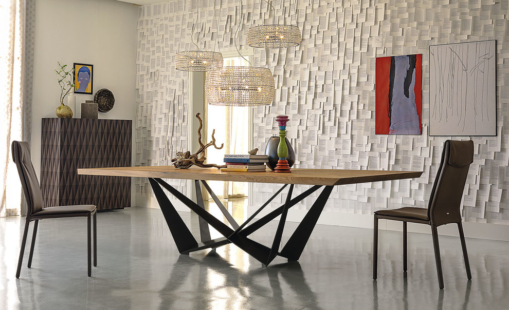 Skorpio Wood dining room Contemporary Dining Room Chicago by