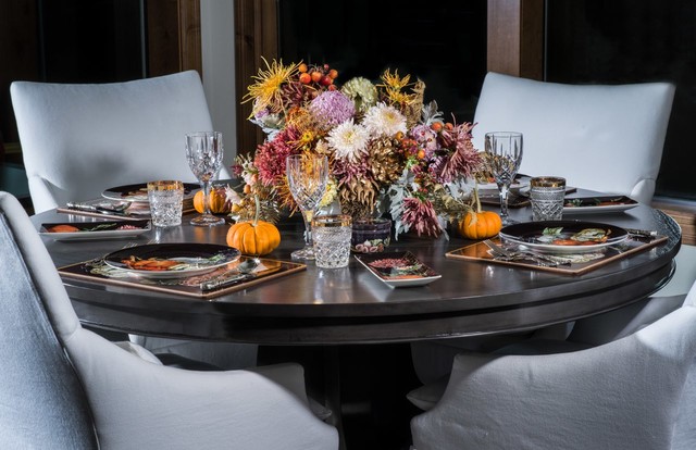 Slow Flowers 35 Thanksgiving, Dining Room Tabletop Decor
