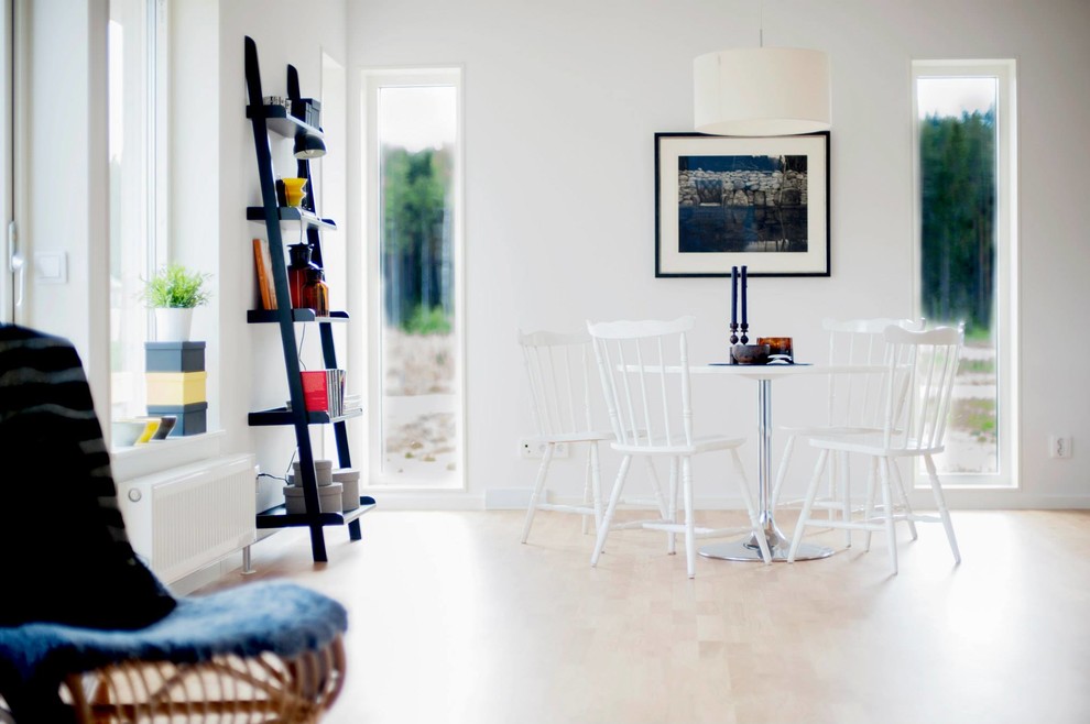 Design ideas for a scandi dining room in Other.
