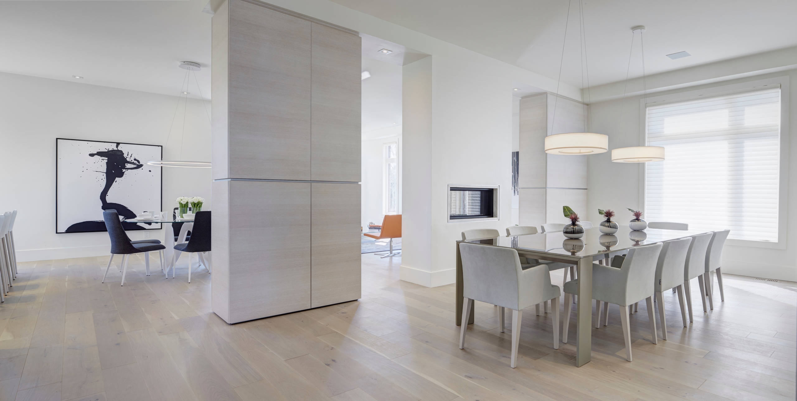 smooth white oak athena hardwood floors scandinavian dining room toronto by vintage hardwood flooring houzz