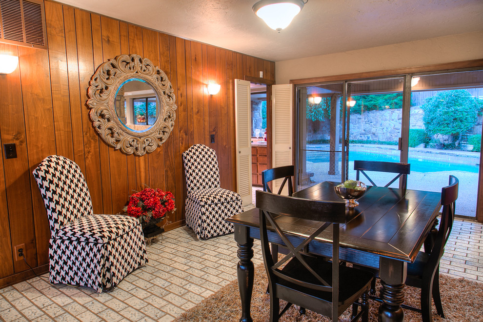 This is an example of a traditional dining room in Oklahoma City.