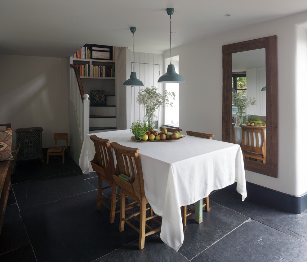 Farmhouse dining room in Cornwall.