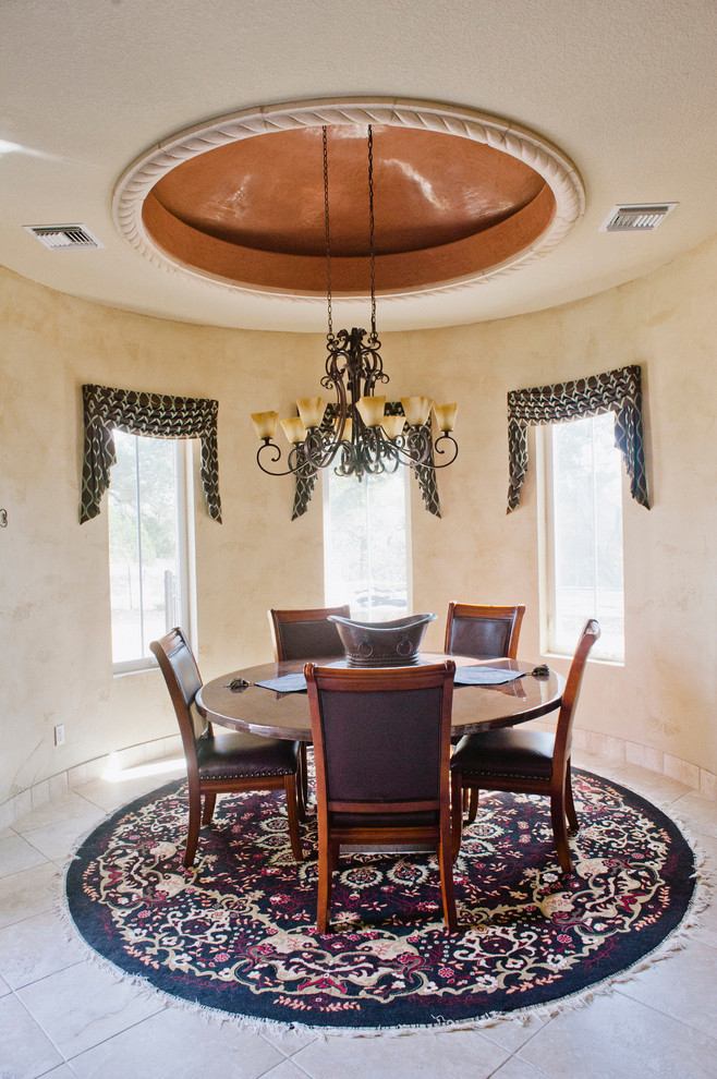 Spanish Style Dining Room Southwestern Dining Room Austin by Rustico Tile and Stone Houzz