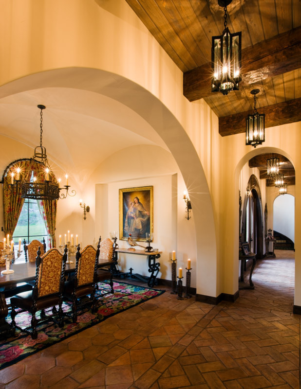 Spanish Villa - Mediterranean - Dining Room - Austin - by Vanguard ...