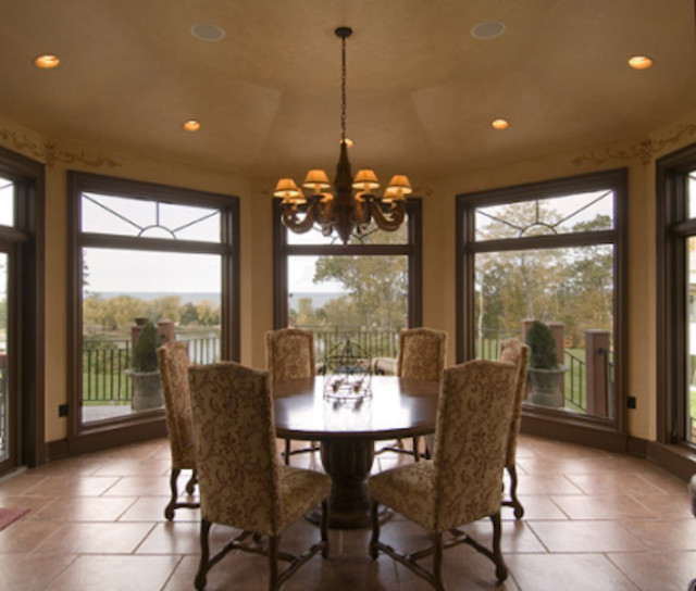 Spoleta Mediterranean Dining Room New York by James Fahy Design Houzz